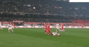 【意甲】蒙扎4比2米兰 佳夫送点约维奇染红